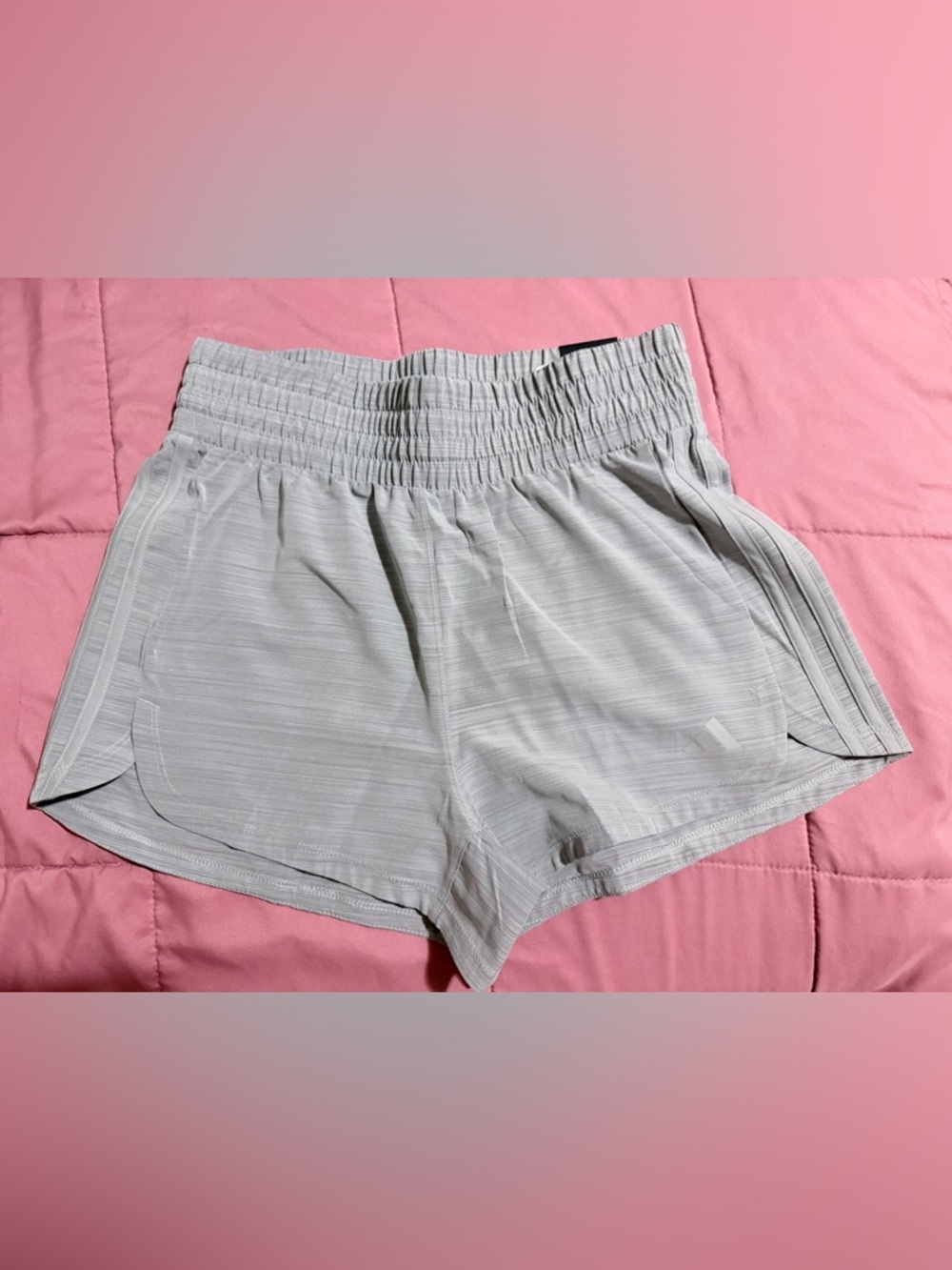 Adidas Light Gray Women's Athletic Shorts